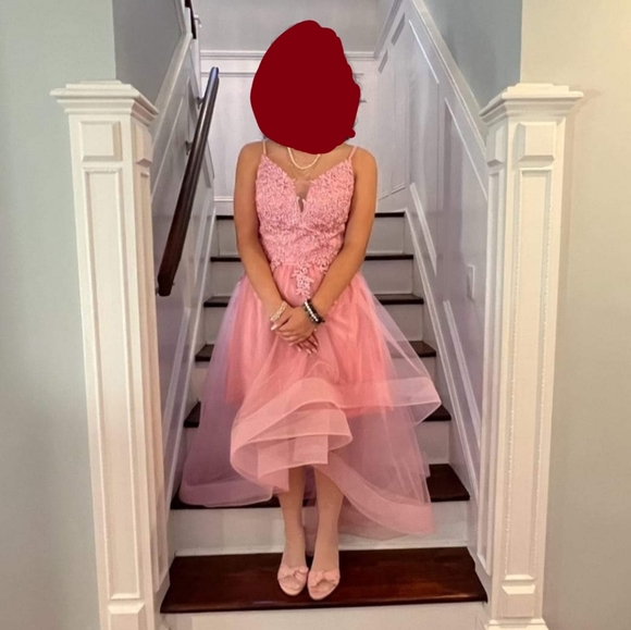 Dusty rose homecoming dress size 6 womens imported from china H.S.D - Picture 1 of 5